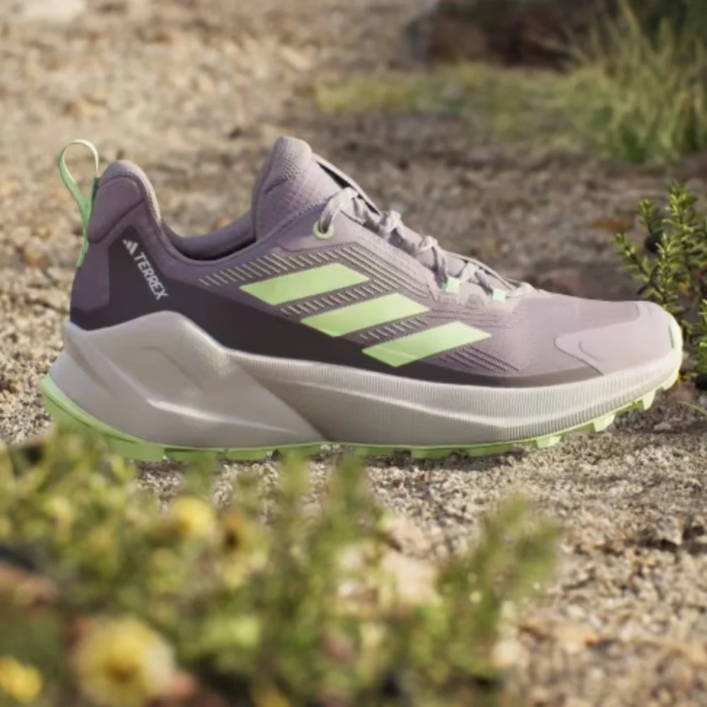 ADIDAS Terrex Free Hiker (Women) Fig/ Green Spark/ Charcoal 9.5 gently used